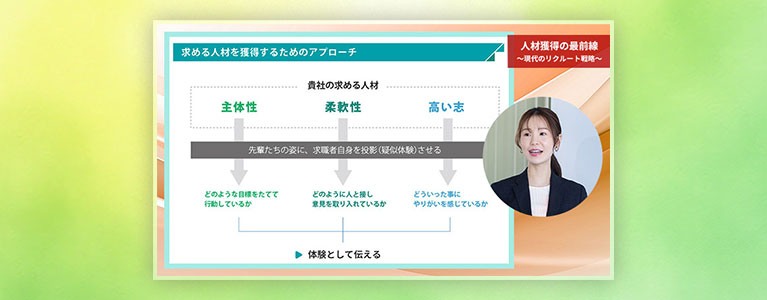 パワーポイントと演者の画像